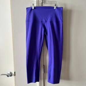 Lululemon Wunder Under Roll Down Crop Purple Size 10